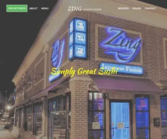 Zingmishawaka.com(Zing Japanese Fusion 206 N MAIN ST) Screenshot