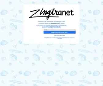 Zingtranet.com(Zingtranet) Screenshot