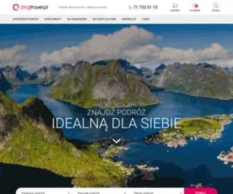 Zingtravel.pl(Trekking, nurkowanie, aktywny wypoczynek) Screenshot