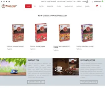 Zingysip.com(Flavour Coffee) Screenshot