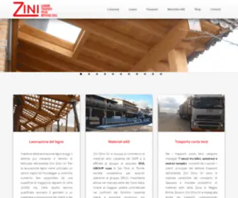 Zini.re.it(Legno, materiali edili, trasporti) Screenshot