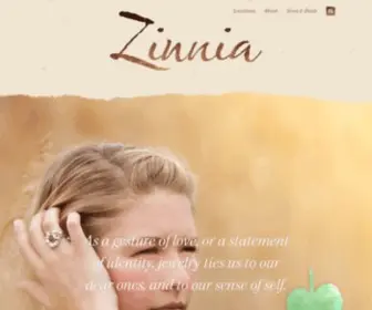 ZinniaStores.com(Zinnia Jewelry Store Burlington Vermont) Screenshot