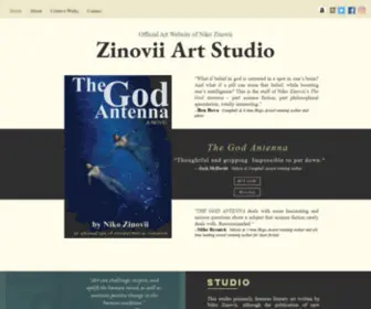 Zinovii.com(Science fiction written and published by author Niko Zinovii. Zinovii Art Studio) Screenshot