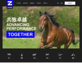 Zinpro.com.cn(金宝公司) Screenshot