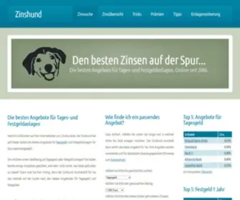 Zinshund.de(Zinssätze) Screenshot