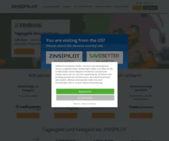 Zinspilot.de(Geld anlegen bei ZINSPILOT mit bis zu 3) Screenshot