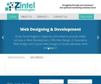 Zintel.co.uk(Zintel Technologies) Screenshot