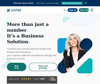 Zintel.com.au(1300 & 1800 Numbers) Screenshot