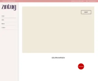 Zintuig-Shop.be(Zintuig shop) Screenshot
