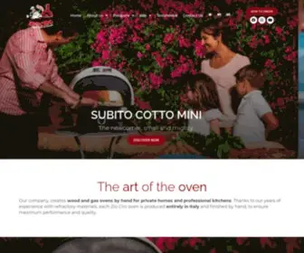 Zio-Ciro.com(Forni a Legna per Pizza) Screenshot
