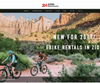 Zionadventures.com(Zion Adventure Company) Screenshot