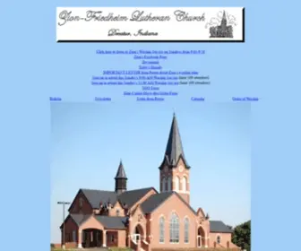 Zionfriedheim.org(Zion-Friedheim Lutheran Church) Screenshot