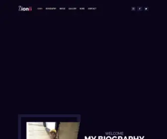 Zioniimusic.com(Zionii Official Website) Screenshot