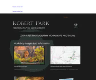 Zionphotoworkshop.com(Photo Workshops At Zion National Park) Screenshot