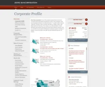 Zionsbancorp.com(Zions Bancorporation) Screenshot
