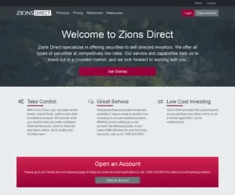 Zionsdirect.com(Zions Direct) Screenshot