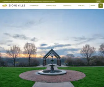 Zionsville-IN.gov(Zionsville, IN) Screenshot