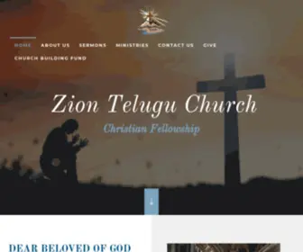 Zionteluguchurch.org(Christian Fellowship) Screenshot