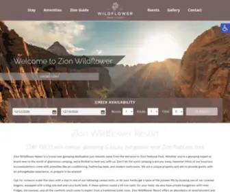 Zionwildflower.com(Zion Wildflower Resort) Screenshot