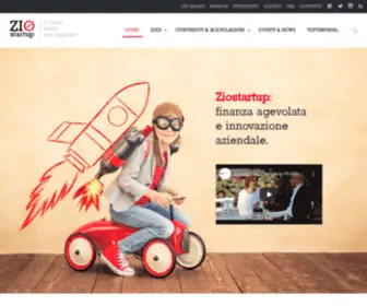 Ziostartup.com(Agevolazioni e strumenti per PMI) Screenshot