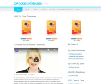 Zip-Code-Databases.com(Zip Code Databases) Screenshot