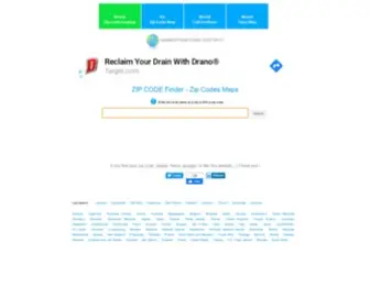 Zip-Codes-Maps.com(ZIP CODE Finder) Screenshot