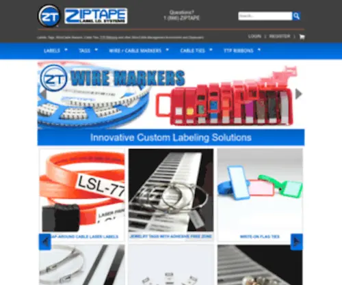 Zip-TY.com(Your source for all your cable tie) Screenshot