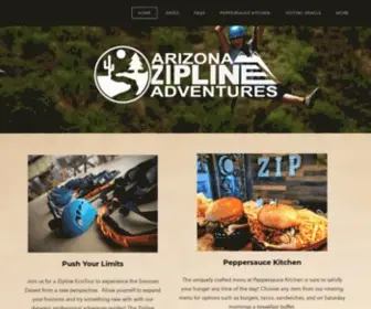 Ziparizona.com(Arizona Zipline Adventures) Screenshot