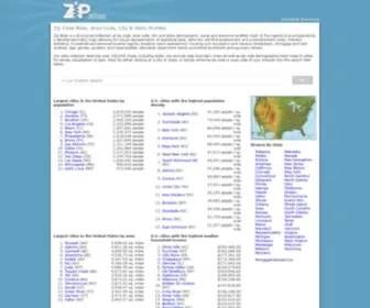 Zipatlas.com(Zip atlas) Screenshot