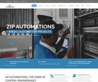 Zipautomations.com(ZIP AUTOMATIONS) Screenshot