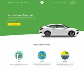 Zipcar.ca(Zipcar. Zipcar) Screenshot