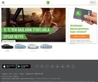 Zipcar.com.tr(Zipcar Türkiye) Screenshot