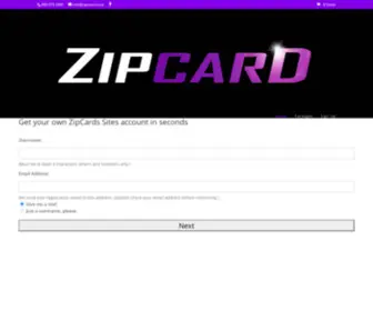 Zipcard.co.za(Your Virtual Business Card) Screenshot