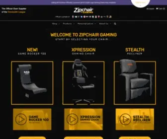 Zipchairgaming.com(Zipchair Gaming) Screenshot