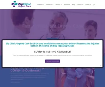 Zipclinic.com(Fast Quality Affordable Urgent Care) Screenshot