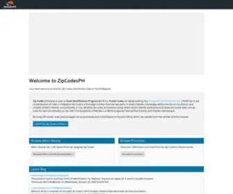Zipcodesph.com(Zip Code Manila) Screenshot