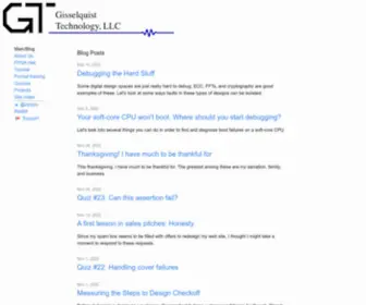 ZipcPu.com(The ZipCPU by Gisselquist Technology) Screenshot