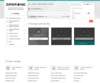 Ziperone.com(Household appliances spare parts) Screenshot