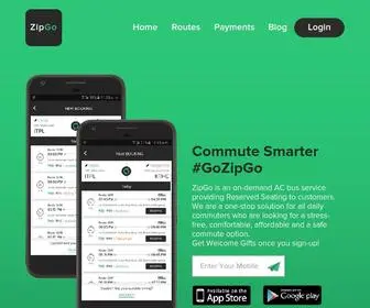 Zipgo.in(Commute Smarter) Screenshot