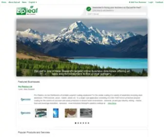 Zipleaf.co.nz Screenshot