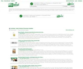 Zipleaf.com(The World Business Directory) Screenshot