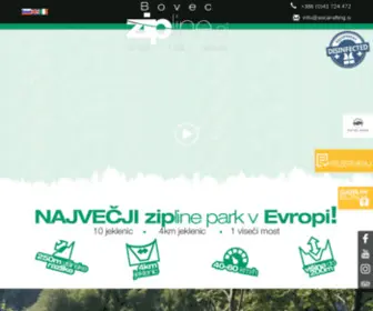 Zipline.si(Bovec Zipline) Screenshot