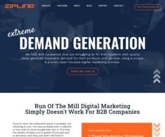 Ziplineinteractive.com(B2B Demand Generation & Digital Marketing Agency) Screenshot