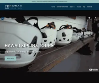 Ziplinetourshawaii.com(Hawaii Zipline Tours) Screenshot