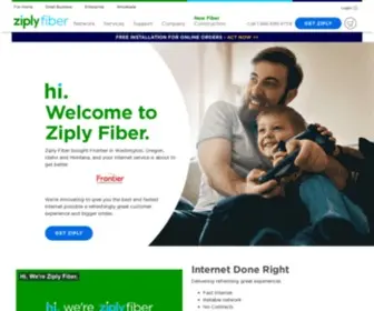 Ziplyfiber.com(Ziply Fiber) Screenshot