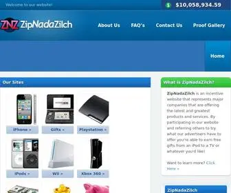 Zipnadazilch.com(Google) Screenshot
