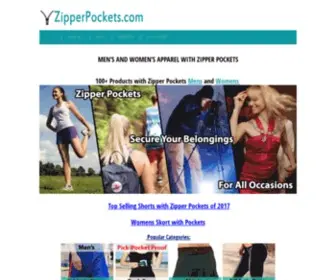 Zipperpockets.com(Zipper Pockets Clothing) Screenshot