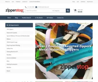 Zipperstop.com(Zippers) Screenshot