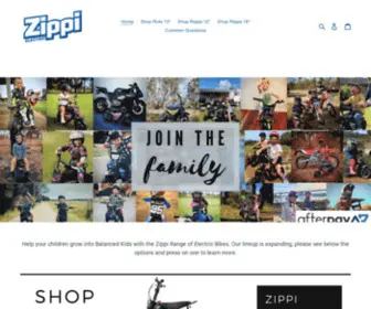 Zippielectric.com(Electric Bikes & Electric Scooters Online) Screenshot