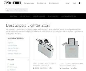 Zippo-Lighter.org(Zippo Lighter Comparison and Best prices) Screenshot